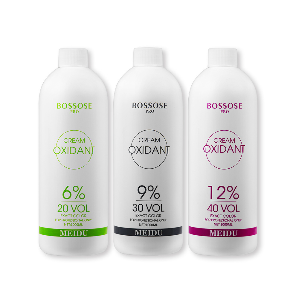 

1000ML Aromatic Thick Dioxygen Milk Hair Color Cream Bleaching Powder Creme Developer Odorless H2o2 Oxidant 20vol 30vol 40 Vol