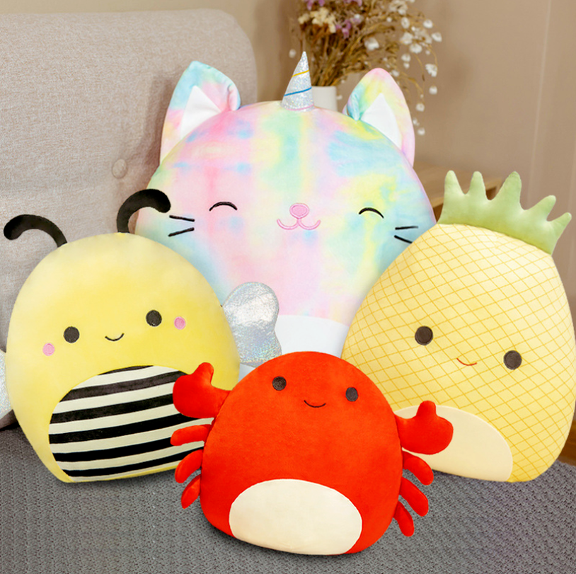 

Kawaii Squishmallowing Plush Toy Cute Unicorn Dinosaur Elk Stuffed Animals Plush Toy Doll Soft Pillow 25/45/60 cm Baby Girls Toy 4962