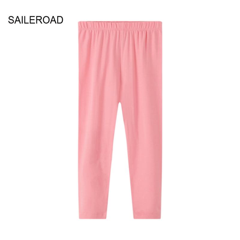

Trousers SAILEROAD Pink Solid Color Leggings For Girls Clothes Baby Girl Pants With Animal Applique Kids Cotton Children, 6029 same picture