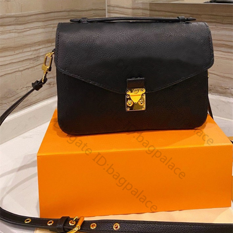 

High Quality 2022 Messenger Bags Black Pink Luxurys Designers Shoulder Handbag Ladies Women Totes Fashion 25cm Handbags Printed Cross body Clutch Bag Purse Wallet, No bags