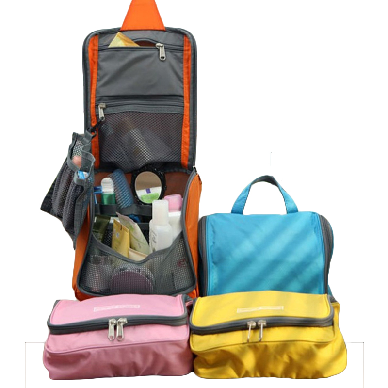 Unisex Foldable Cosmetic Organizer Pouch Essential Oil Travel Bag Waterproof Portable Hanging Bag-image-749065834