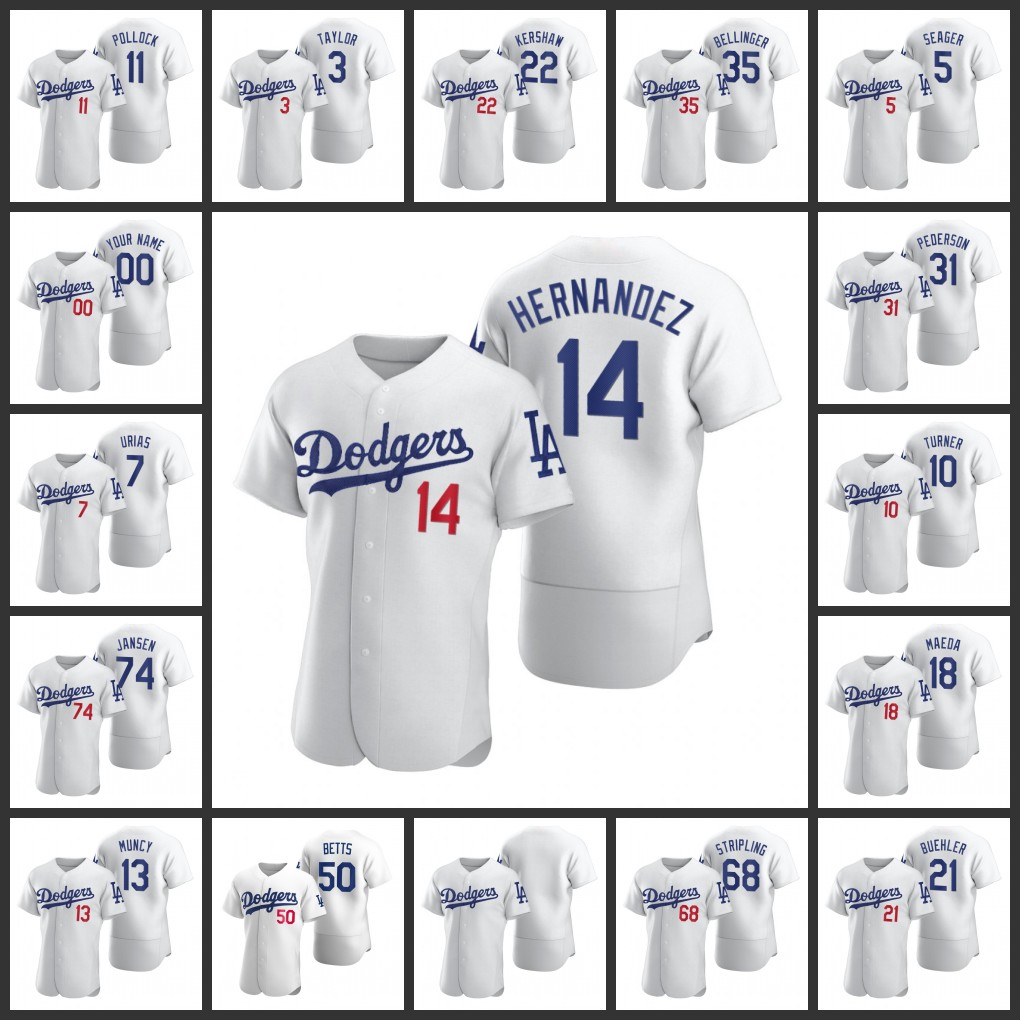 

Los Angeles''Dodgers''Jersey Men Women Youth #50 Mookie Betts 35 Cody Bellinger 22 Clayton Kershaw 21 Walker Buehler Custom White Authentic