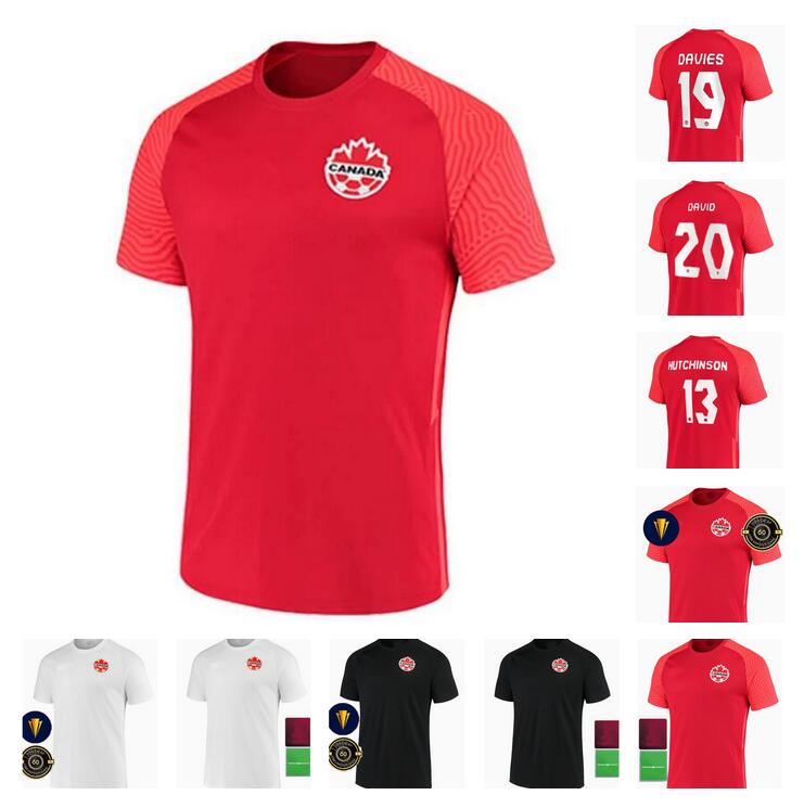 

21/22 Canada Soccer Jerseys national team Home Red Away White Kits 2021 DAVIES DAVID LARIN CAVALLINI LARYEA MILLAR HOILETT 2022 The latest jersey football shirts