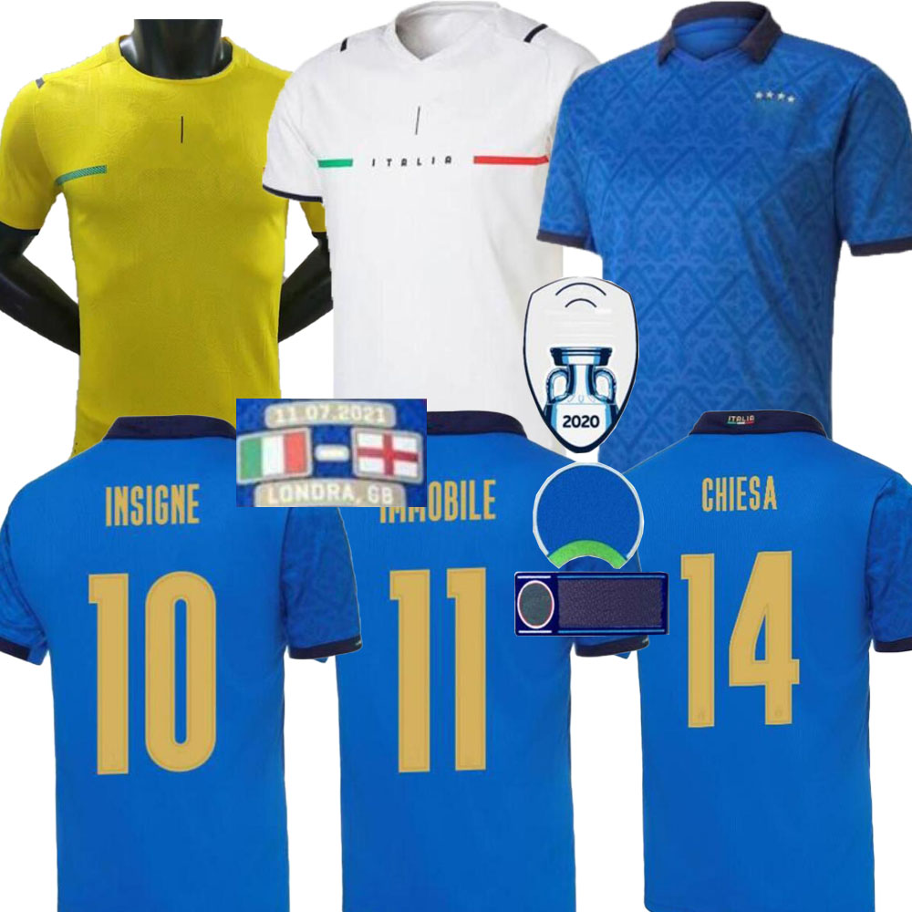 

2021 2022 Soccer Jerseys BONUCCI BARELLA INSIGNE 20 21 22 CHIELLINI VERRATTI Maglie da calcio CHIESA FOOTBALL SHIRTS, White