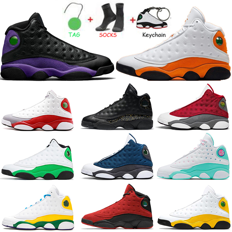 

Jordan13s Basketball Shoes Men Women Air Jordan Retro 13 Court Purple Reverse Bred Jumpman University Gold Del Sol Playground Trainers Sports Sneakers, #a2 reverse bred 40-47