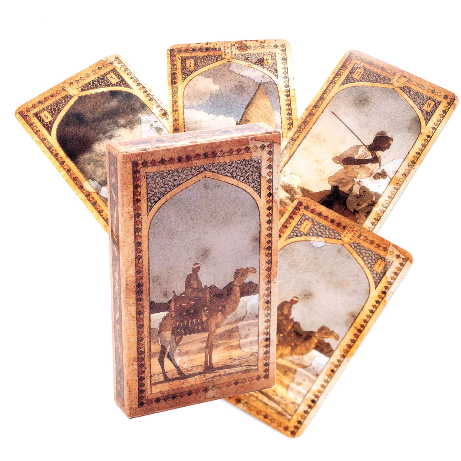 

Old Arabian Lenormand 36pcs Tarot Party Table Board Game Deck Fortune-telling oracles Cards With GuideBook