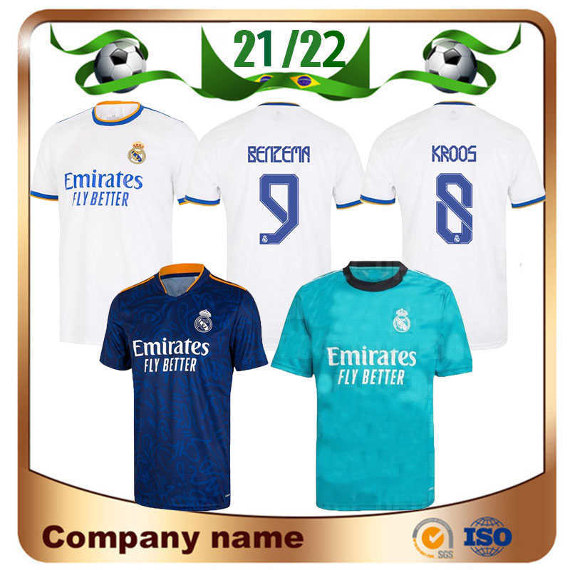 

21/22 Real Madrid HAZARD soccer Jersey 2021 Home BENZEMA MILITAO MODRIC MARCELO de fútbol SERGIO RAMOS ASENSIO ISCO LUCAS V 3rd men t-shirts, 3rd lg patch