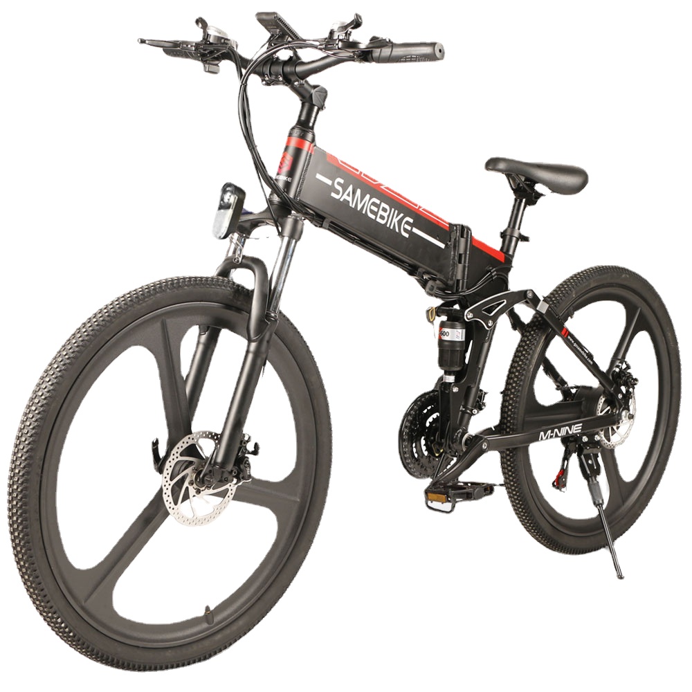 

Samebike LO26 Smart Moped Electric Bike 10.4Ah Battery Front / Rear Disc Brake 26 Inch Wheel EU Version