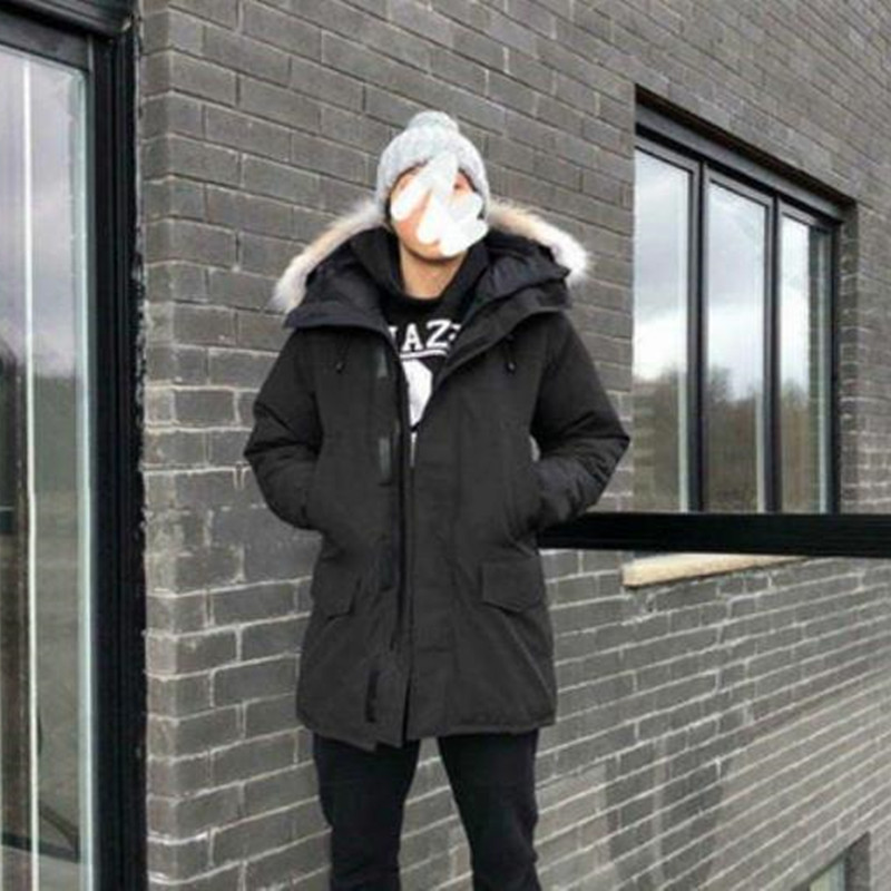 

Designer- Men Womens Winter Coats Down Parkas Outerwear Hooded Windbreaker big fur 20ss Man Vest Jackets Coat Manteau Hiver, 1-black-mac