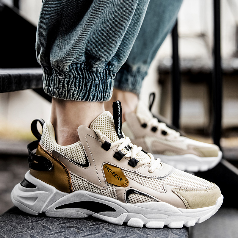 

2021 High Quality Women Mens Running Shoes Casual Student Outdoor Sports Sneakers Black Beige Grey Size 39-44 Code 65-727