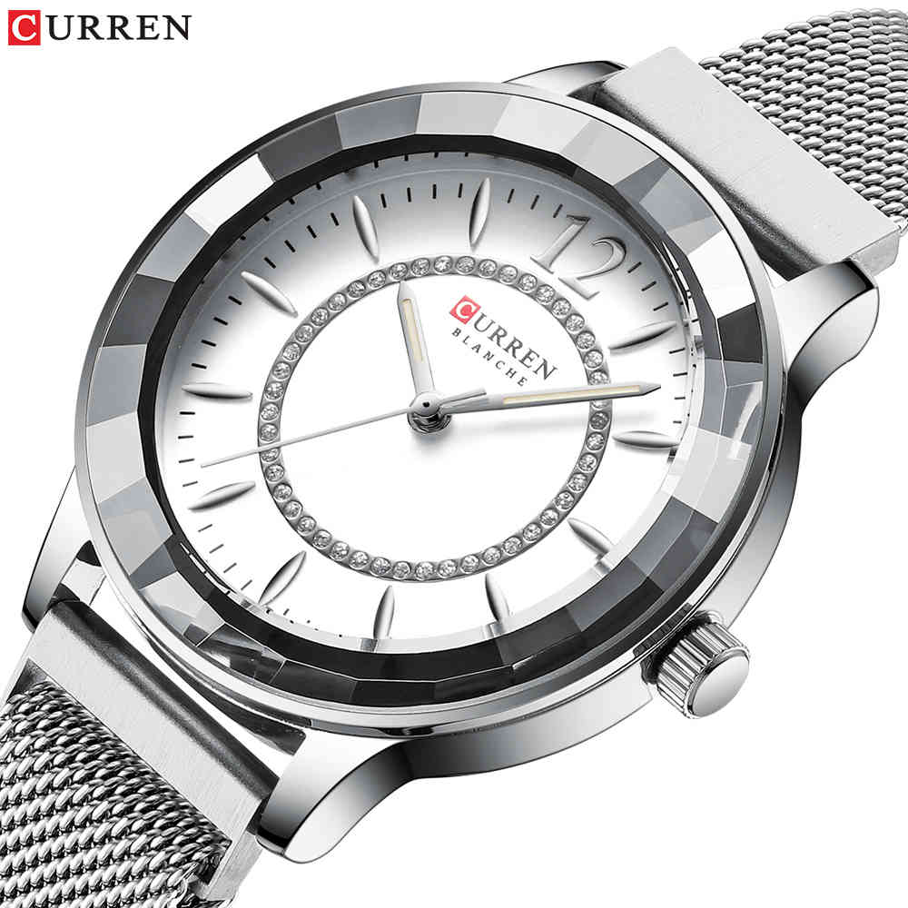 

CURREN Top Brand Women Watch Fashion Luxury Quartz Watches Women Ladies Clock Simple Waterproof Wrist Watch Relogio Feminino 210517, Blue blue