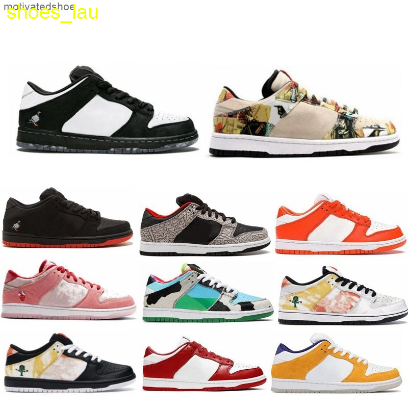 

SB Low Pro QS Chunky Freddy Krueger Men Women Running Shoes Paris StrangeLove Staple x panda pigeon Muslin Sports Sneakers, 26