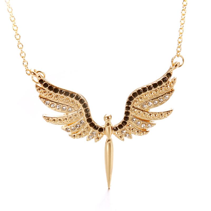 

Pendant Necklaces Jewelry Women's Crystal Guardian Angel Cross Choker
