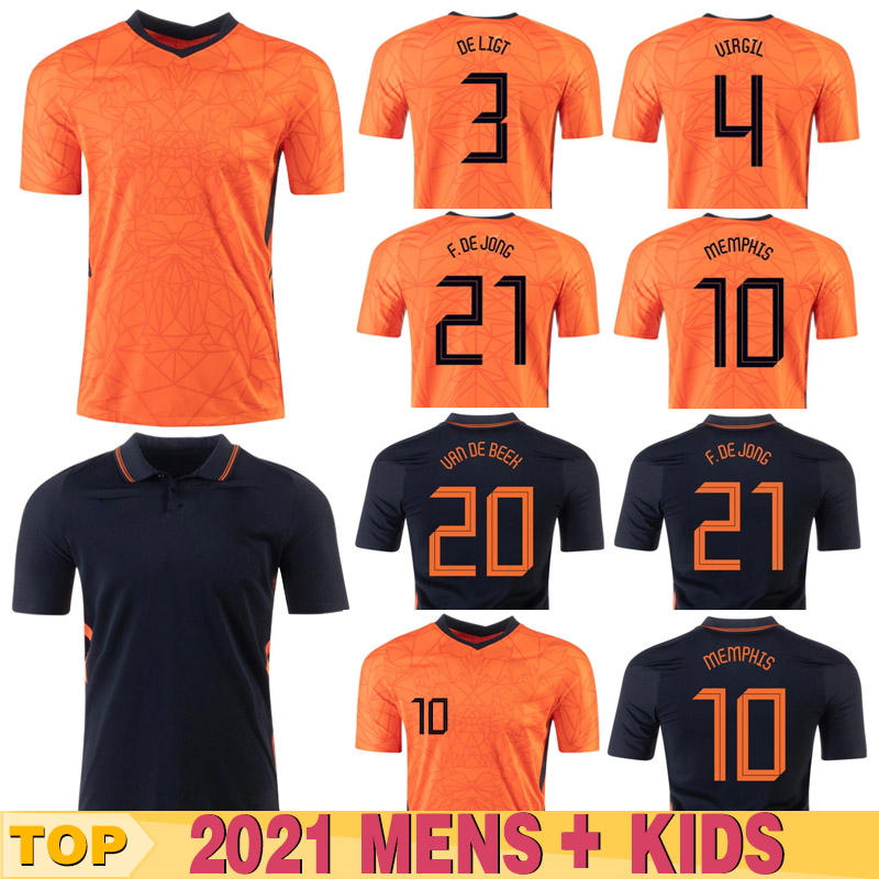 

20 21 Netherlands 2022 MENS Jerseys Kits Kit des Ligt Cruyff Jersey Memphis Soccer Jerseyss Holland Sneijde Gullit 2021 Wijnaldum Promes de, Black;yellow