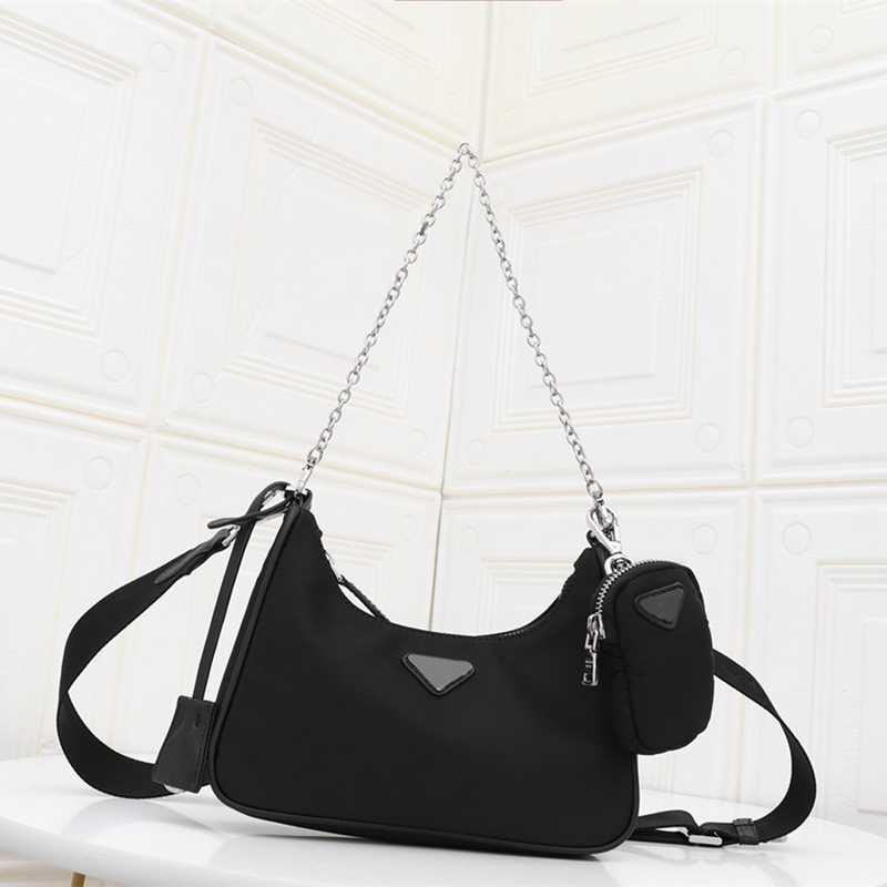 

High quality womens 2 pieces shoulder bags change women wallet Classic letters key chain crossbody bag Free Shiping, Dust bag