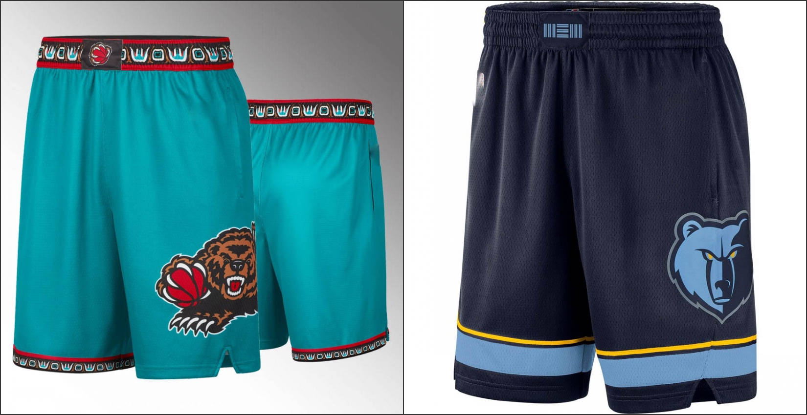 

Memphis''Grizzlies''Men 25th Anniversary Classic Swingman Basketball Shorts