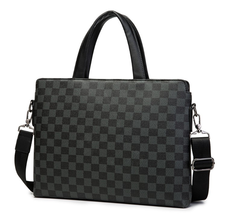

Luxury designer Handbag ZIPPE Briefcase Business Crossbody Fashion Men Shoulder Bag Canvas Leather Laptop Man Computer Bags, No logo