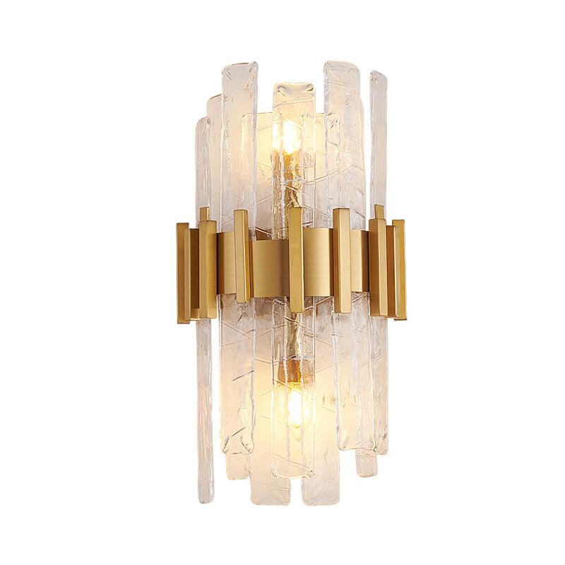 

Modern LED Crystal Wall Lamp Living Room Background Wall Lamp Designer Creative Villa Luxury Aisle Bedroom Bedside LED Wall Lights