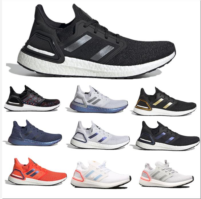 

2021 kanye ultra boosts running shoes for men women runner triple black white Panda ultraboost mens trainer breathable sports sneakers