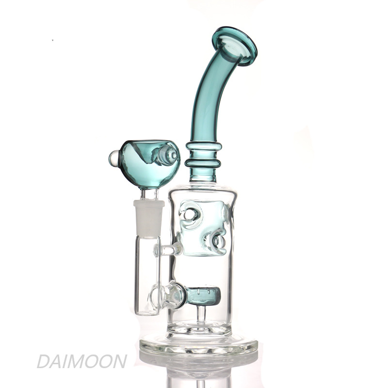 

Hookah Green dab rig glass bong fab egg oilrig cool water pipe 14mm female joint dabrigs