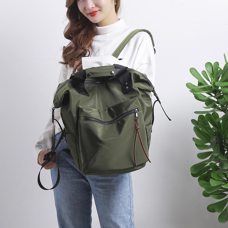 

Women Girl Backpack Rucksack Satchel Laptop Shoulder School Bag Nylon Multi-Function Female Ladies Style, Blue