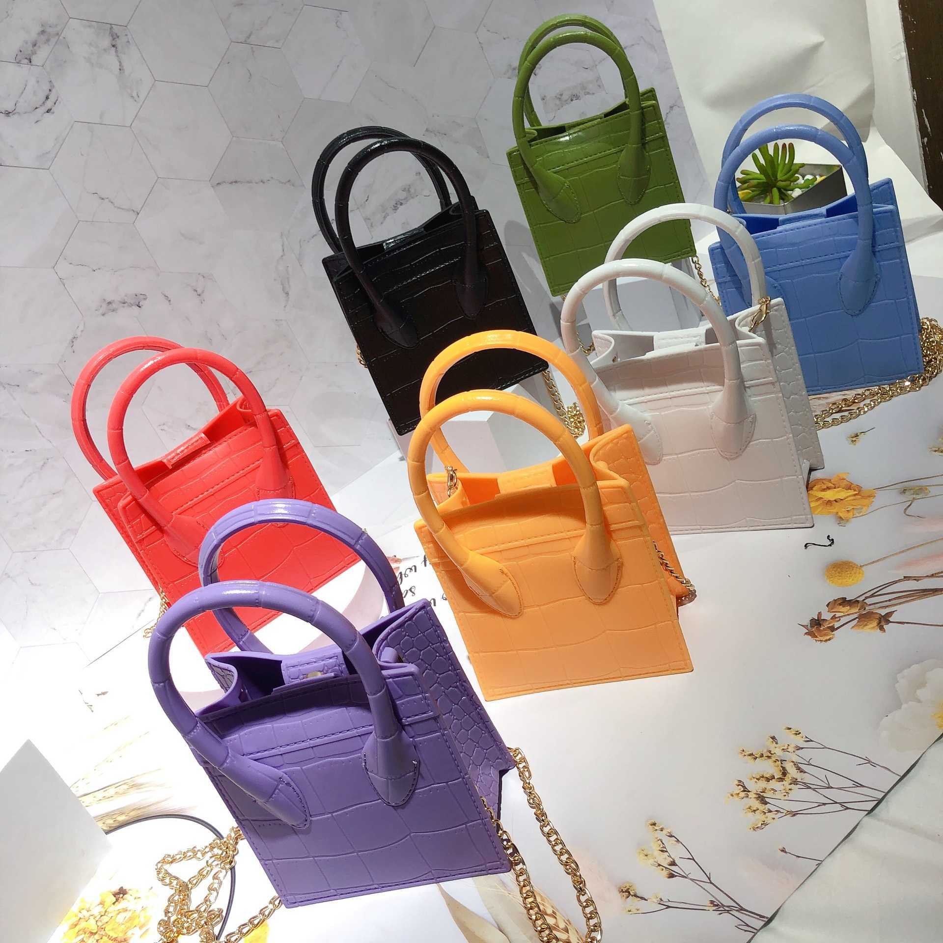 

Women's Summer Handbag, Pvc Jelly Mini Bag, Luxury 2021, Golden