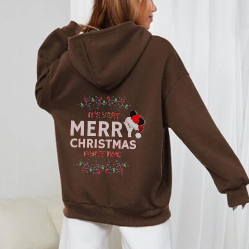 

Women's Hoodies & Sweatshirts Y2K Christmas Women Autumn Streetwear Zip Up Goth Harajuku Grunge Oversized Winter Retro Jacket Tops, 31465-brown