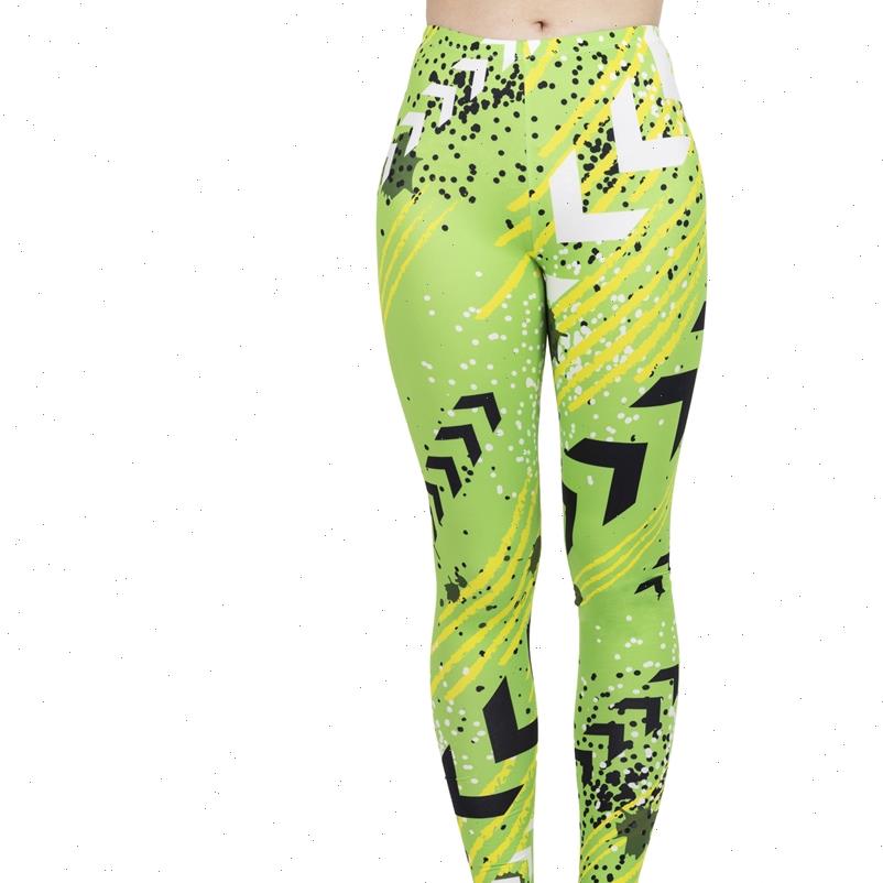 

fashion high elasticity legins women leggings workout jogging pants fluorescent green neon printing sport leggins, Black