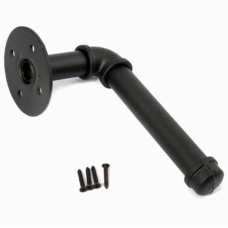 

Bathroom Storage & Organization Towel Rack Roll Shelf Industrial Style Wall Mount Iron Pipeline Vintage Paper Toilet Tool Tissue Bath Decor