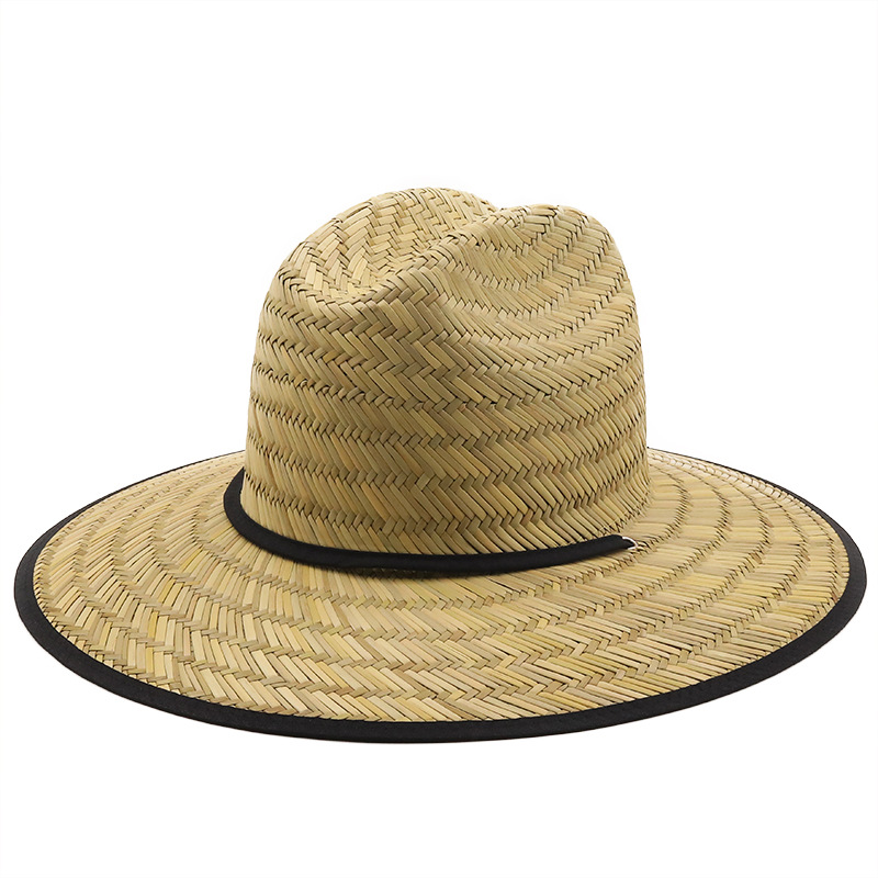 

2021 New Outdoor Sunshade Big Brim Beach Hat Hand-Woven Papyrus Decorative Hat
