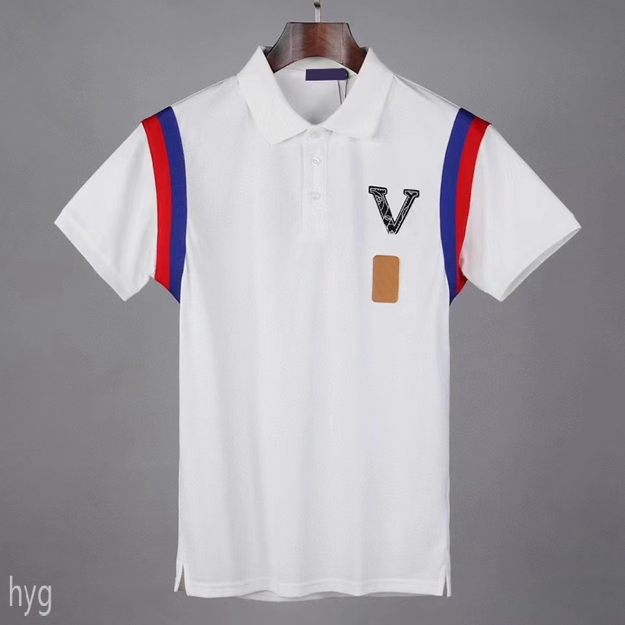 

2022ss Italy Mens Designer Polo Shirts Man High Street Embroidery Garter Snakes Little Bee Printing Brands Top Quality Cottom Clothing Tees