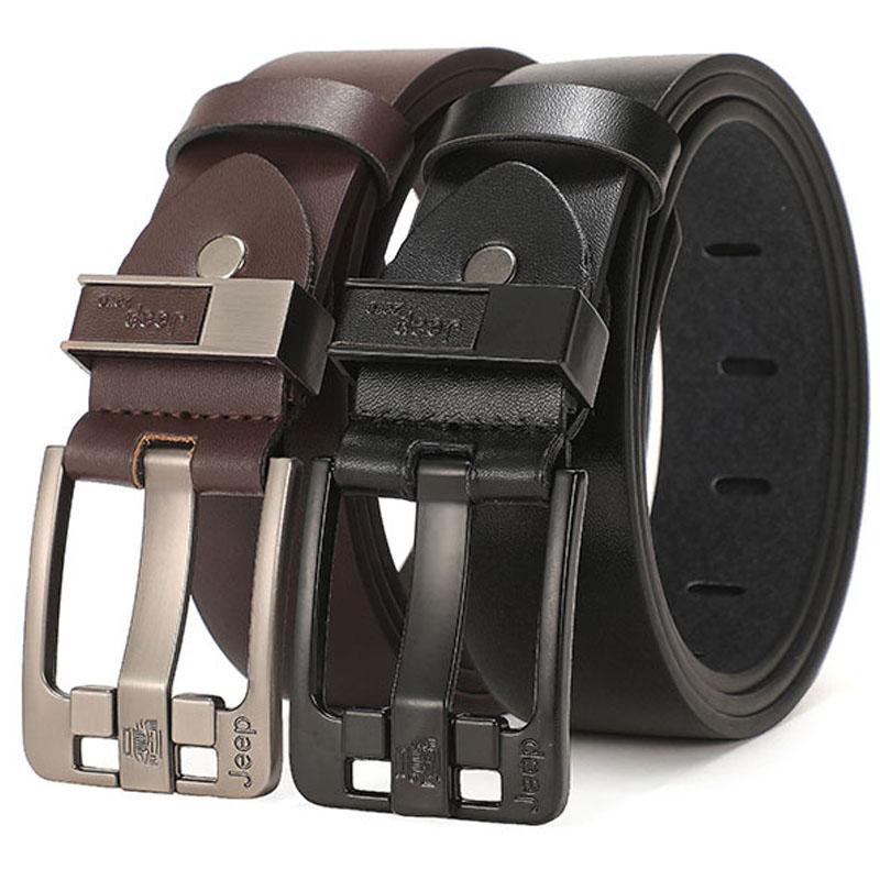 

Belts Brand Pin Buckle Strap Male Cinturones Para Hombre De Lujo 2021 Men Belt Cow Genuine Leather Luxury High Quality, Black;brown