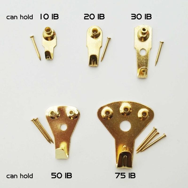 

Furniture Accessories 10pcs High Quality Strong Steel Metal Picture Po Oil Painting Hook Hanger Hard Wood Solid Wall No Trace