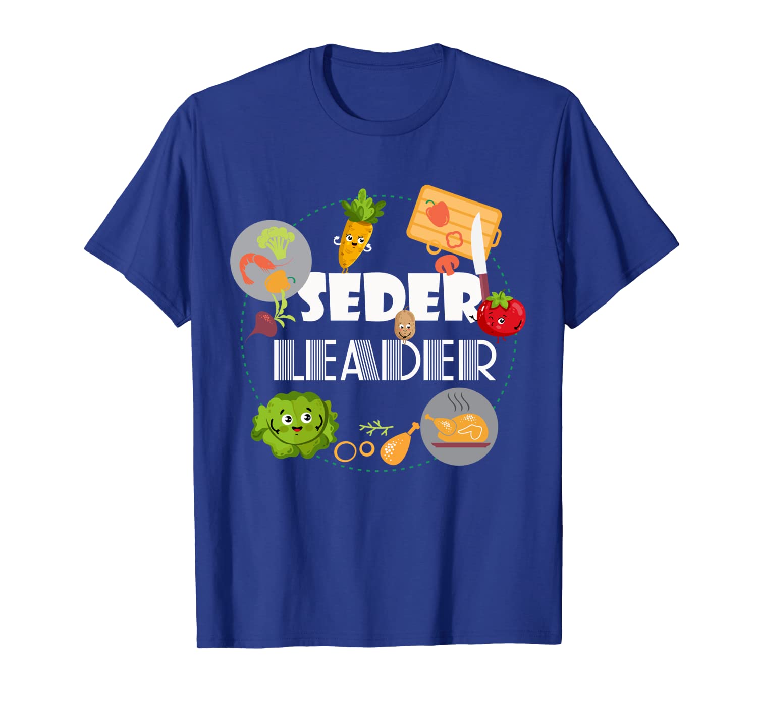

Cute Seder Leader Jewish Passover Tradition T-Shirt, White;black
