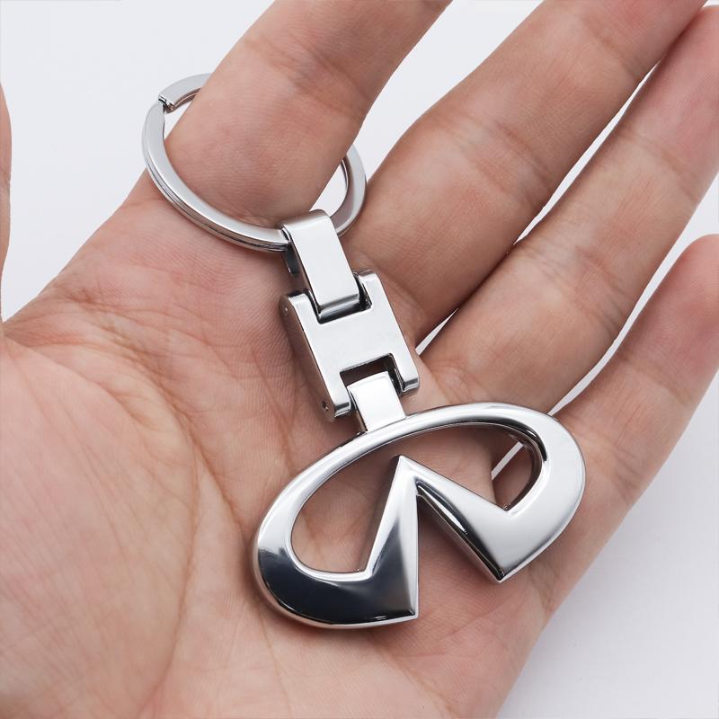 

Keychains Ianyard For Keys Metal Double-sided Car Infiniti- Logo Luxury Key Ring Applicable Q50 Q60 Q70 QX30 QX50 QX60