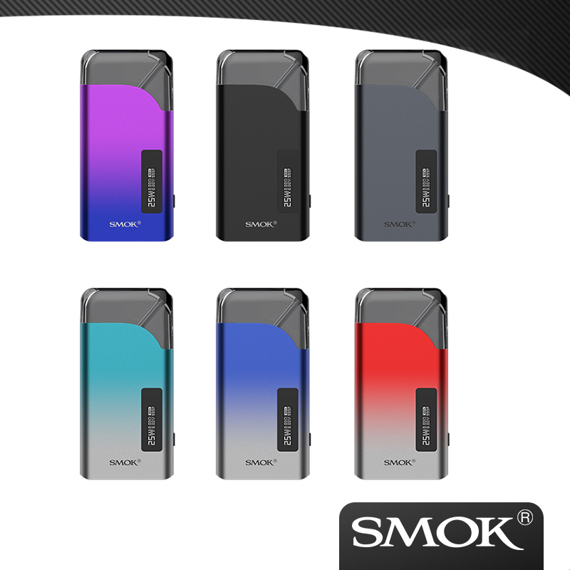 

Authentic SMOK Thiner Kit 25W With 4ml capacity &meshed 0.8ohm pod Built in 750mAh adjustable wattage battery, Multi