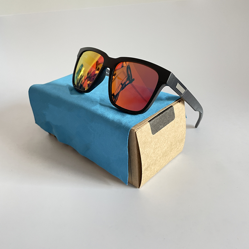 

Men Vintage Polarized Sunglasses Fishing Surfing Glasses Uv Protection Women Driving Square Eyewear With Box, White;black