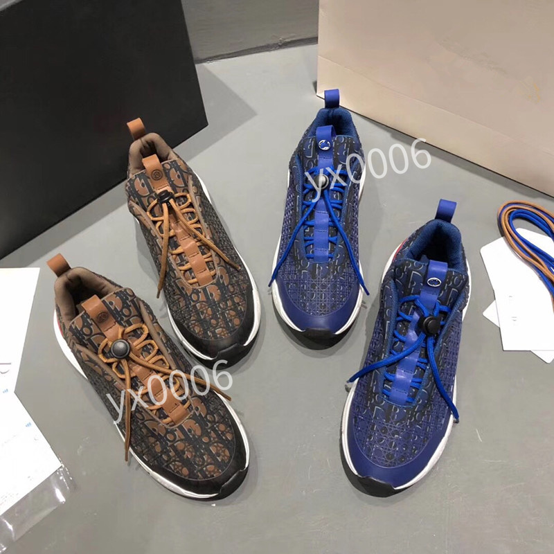 

2021 fashion Woman Flat Couples High Tops trainers runners shoe Designer Men sneakers Women CURB leather Casual Sports Shoes fz190507, Choose the color