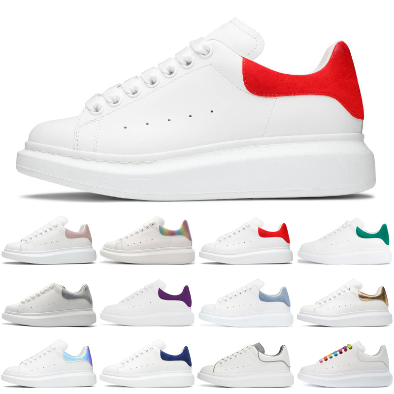 

Hotsale platform casual shoes Designer sneakers men women Luxury Black Suede Leather Multicolor Reflective Triple White Royal Blue Red Mens Outdoor Trainers