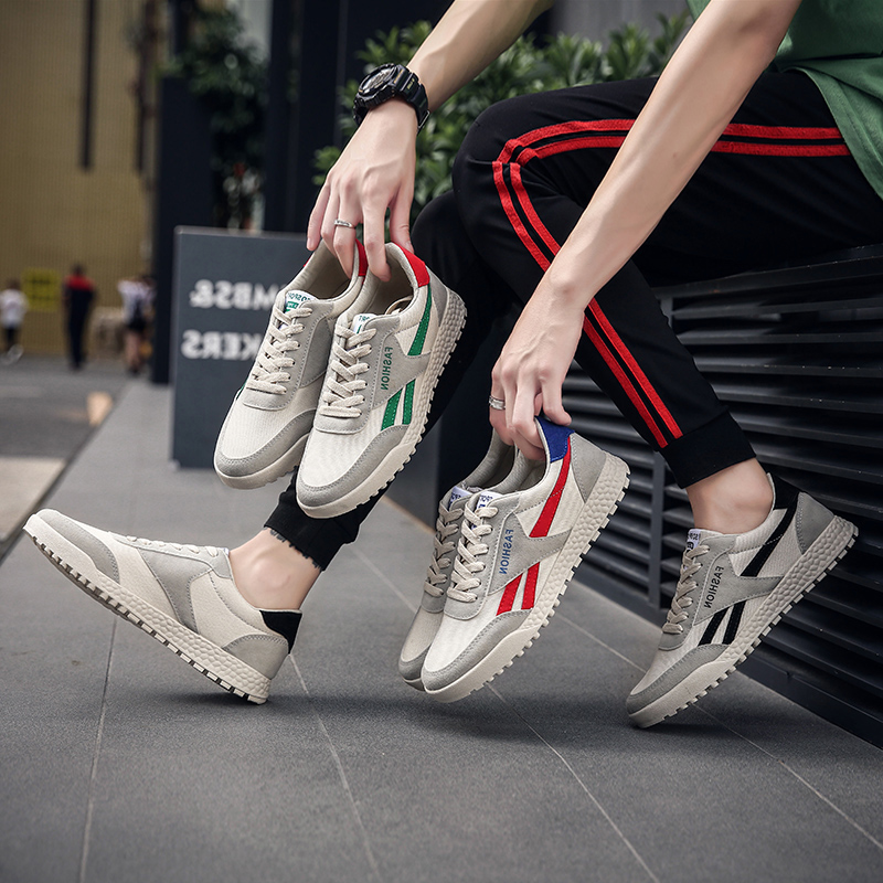 

Classic Womens Men Sports Trainers Running Shoes Breathable Mesh Red Black White Blue Green Platform Runners Sneakers Size -44 Code:04-207, 1 (11)