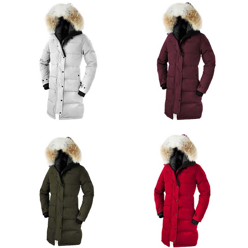 

Hooded Hat Detachable Womens Long Parka Padded E33 Women Down Jackets Winter Casual Fashion Female Coat DHL Fur Windproof Warm, Army green