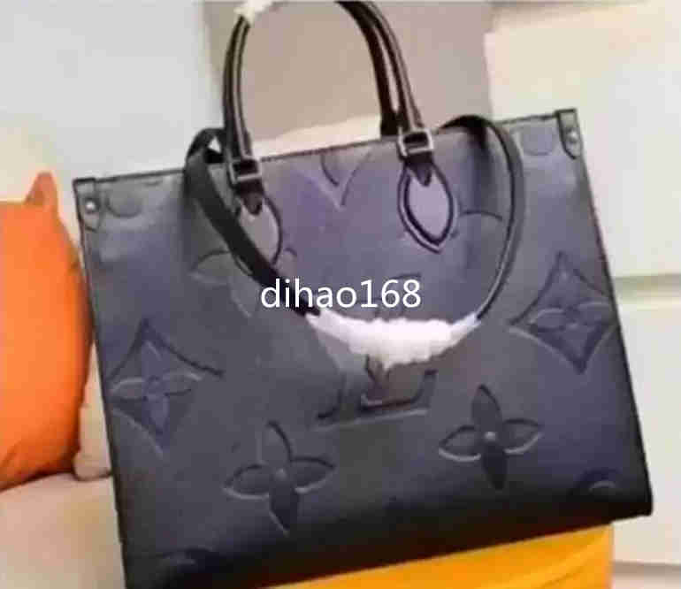 

Louise Viuton Handbag Womens Shoulder Bags Fashion Leather Onthego totes Designers Handbags Bag Purse Flower Ladies Casual Tote Female HandBag, White