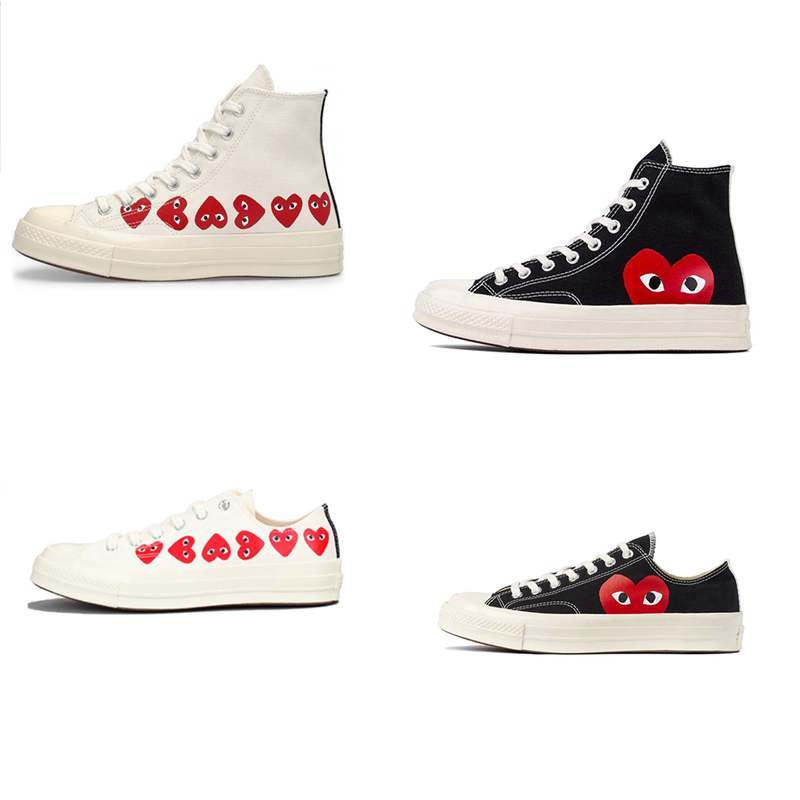 

2021sandals 1970s Big Eyes Play Chuck 70 Multi Heart 70s Hi Skate Classic 1970 Canvas Shoes Jointly Name Skateboard Casual Sneakers, 45