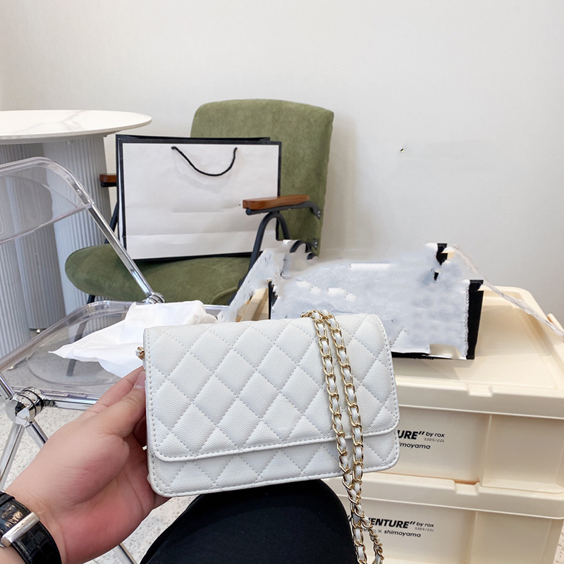 

Classic French Bags Genuine Leather Chain Ladies Quilted Luxury Handbag High Quality Designer Wallet Messenger Crossbody Bag Multicolor card holder Shoulder Bag, Black