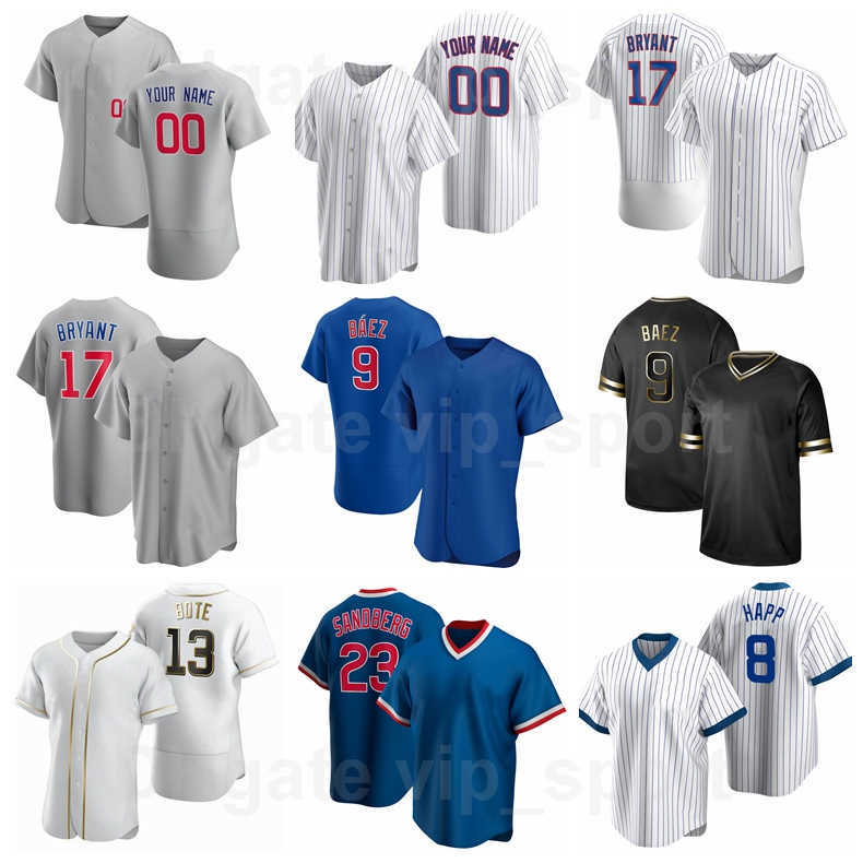 

17 Kris Bryant Jersey Baseball 44 Anthony Rizzo 22 Jason Heyward 1 Ian Miller 13 David Bote 9 Javier Baez Custom Name Number, Kids