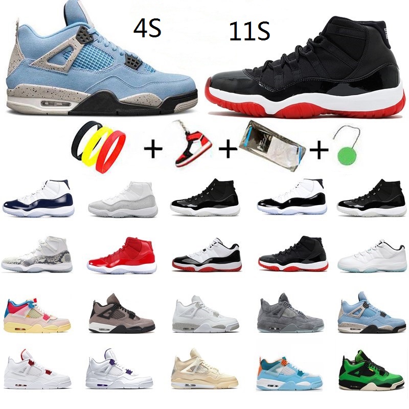 

25th Anniversary 4 4s Black cat Basketball shoes Mens Factory_Footwear Concord 11 Bred 11s Sneakers XI 45 Platinum Tint Space Jam Gamma Blue Designer Discount, Box