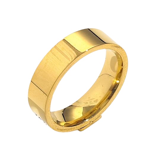 

17color 22ss 18K Gold Plated Copper Band Rings Unisex Men Women Letter Ring Stainless Steel Couples Crystal Leather Metal Jewelry Accessorie, Silver