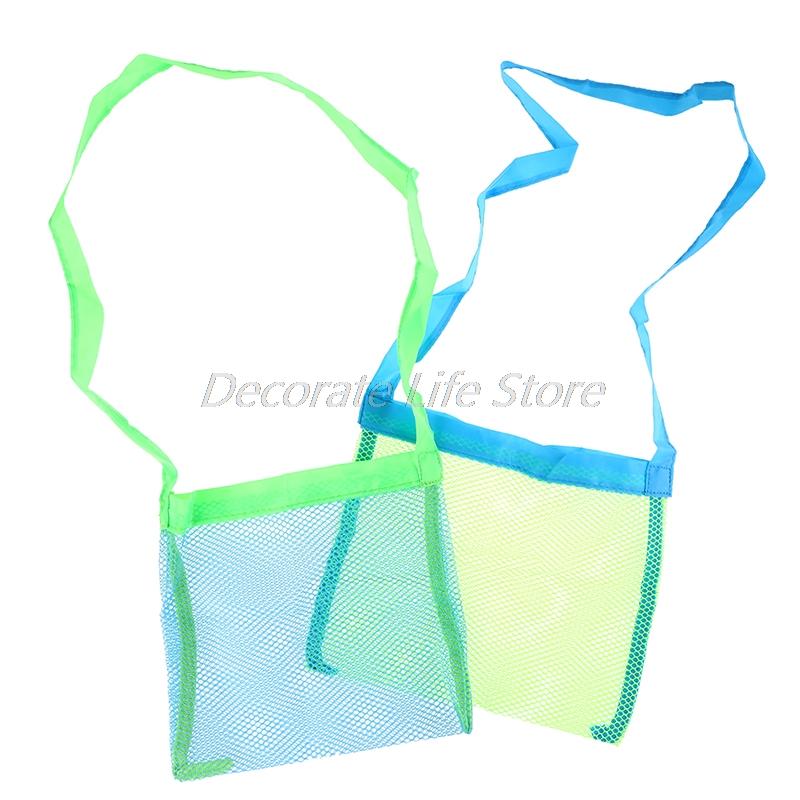 

Children Sand Away Protable Mesh Bag Kids Beach Toys Clothes Towel Sundries Bags Storage