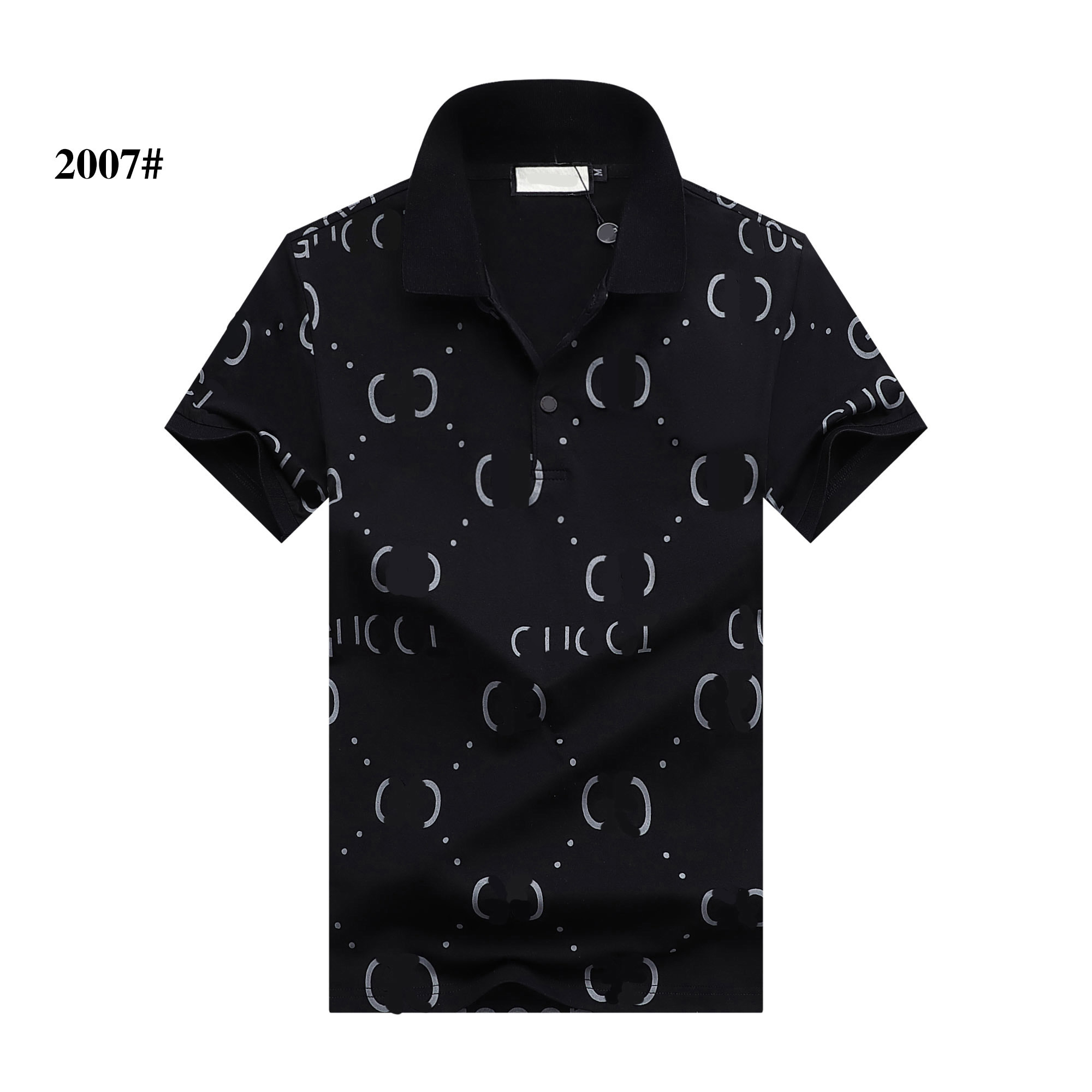 

Polo Mens Clothing Poloshirt Shirt Men Cotton Blend Short Sleeve Casual Breathable Summer Breathables Solid Clothings Men Size -3XL