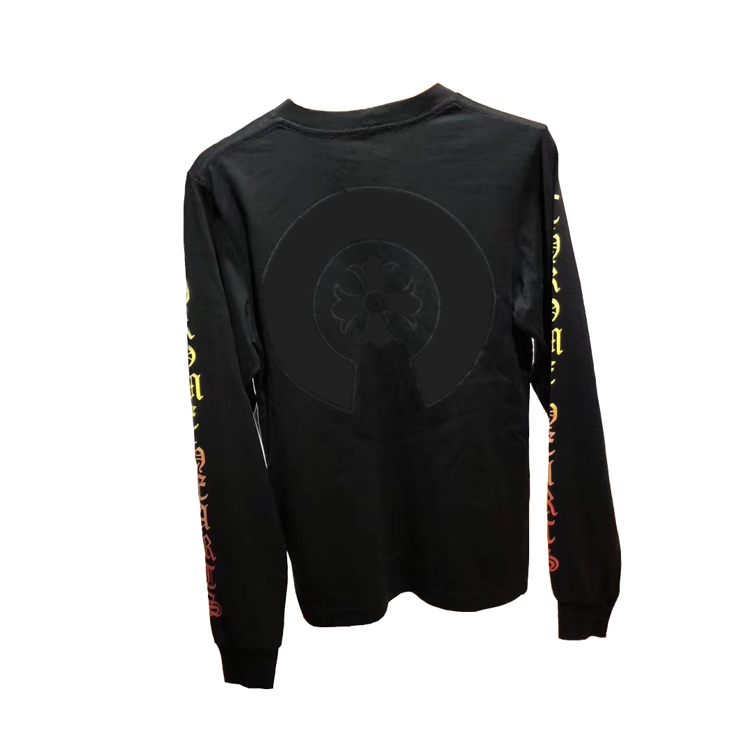 

CH Luxury Mens Designer Long Sleeve T Shirt Letter Pattern Printed Good Quality Cotton Casual Men Woman Tees Size S, 41